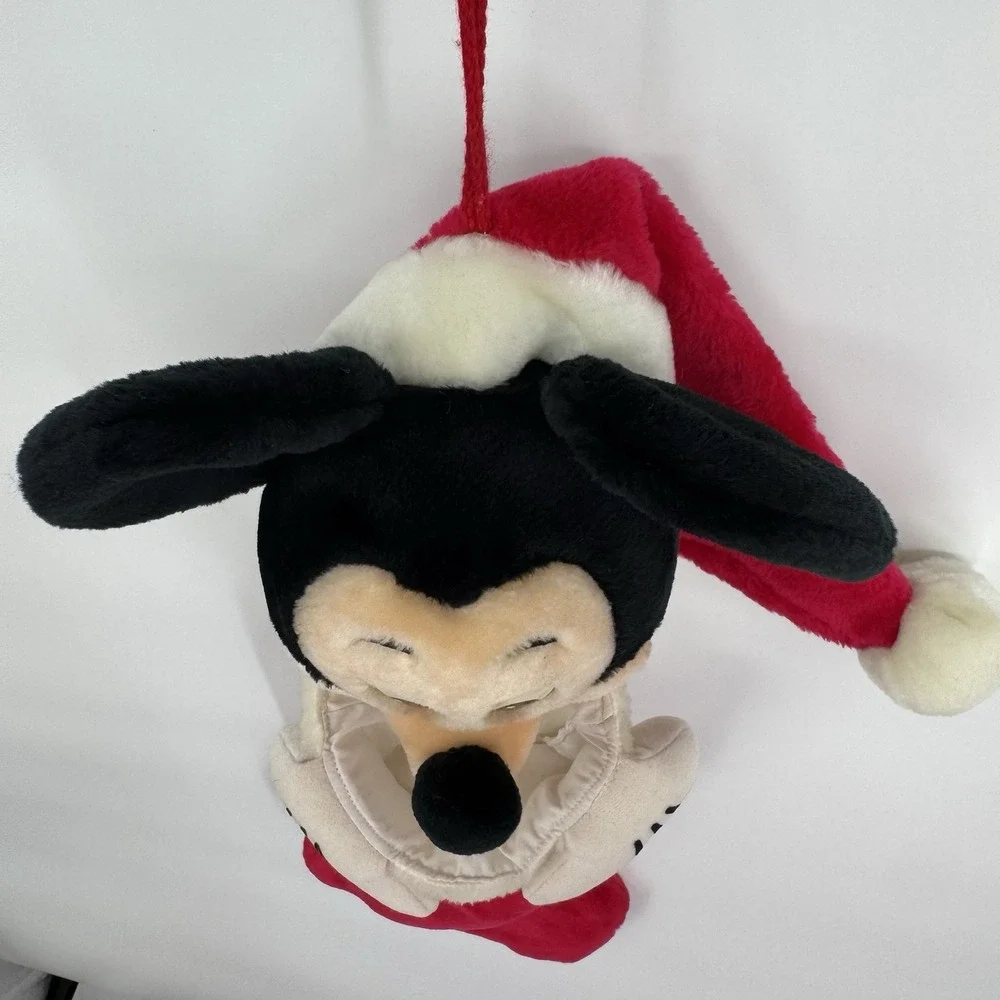 Vtg NWOT Mickey Mouse Plush 3D Christmas Stocking Disneyland Walt Disney World - Picture 3 of 5
